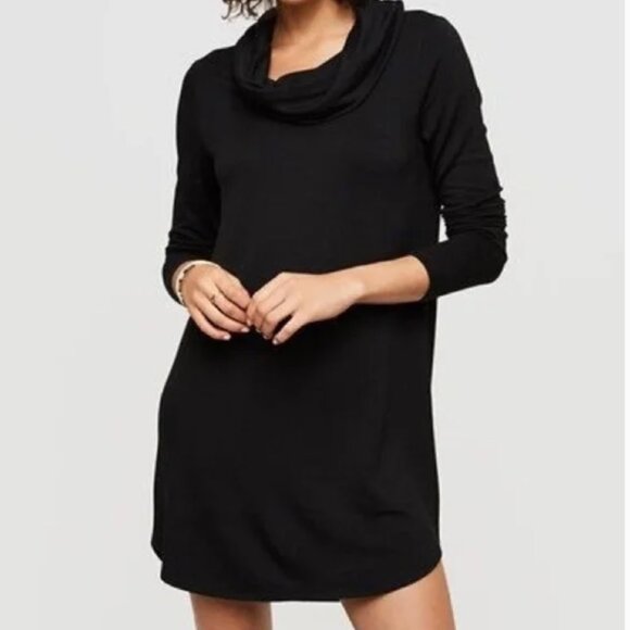 Lou & Grey | Signature Soft Cowl Neck Tunic Dress - Picture 1 of 12